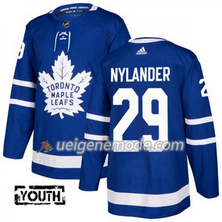 Kinder Eishockey Toronto Maple Leafs Trikot William Nylander 29 Adidas 2017-2018 Blau Authentic